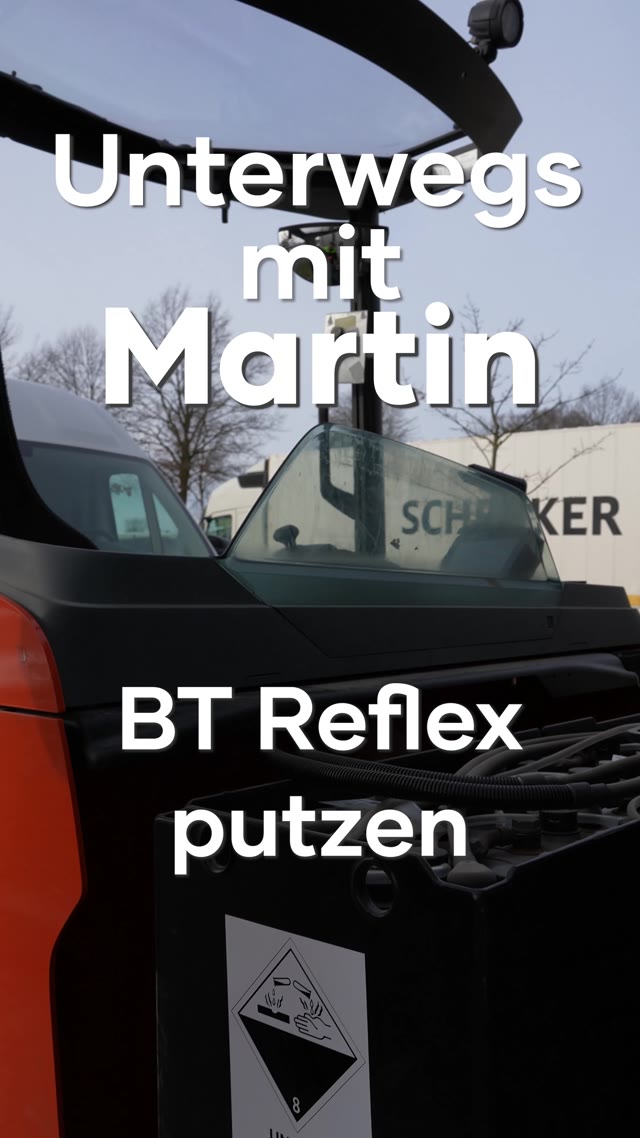 Titelkarte Unterwegs mit Martin: BT Reflex putzen